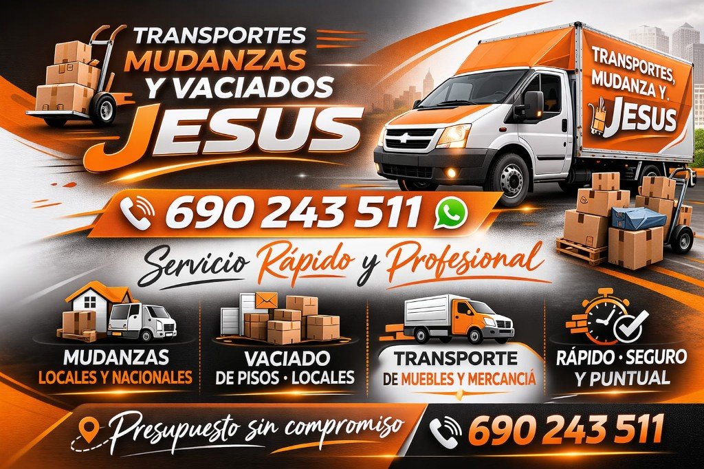 Trabajo de vaciado o transporte realizado por la empresa