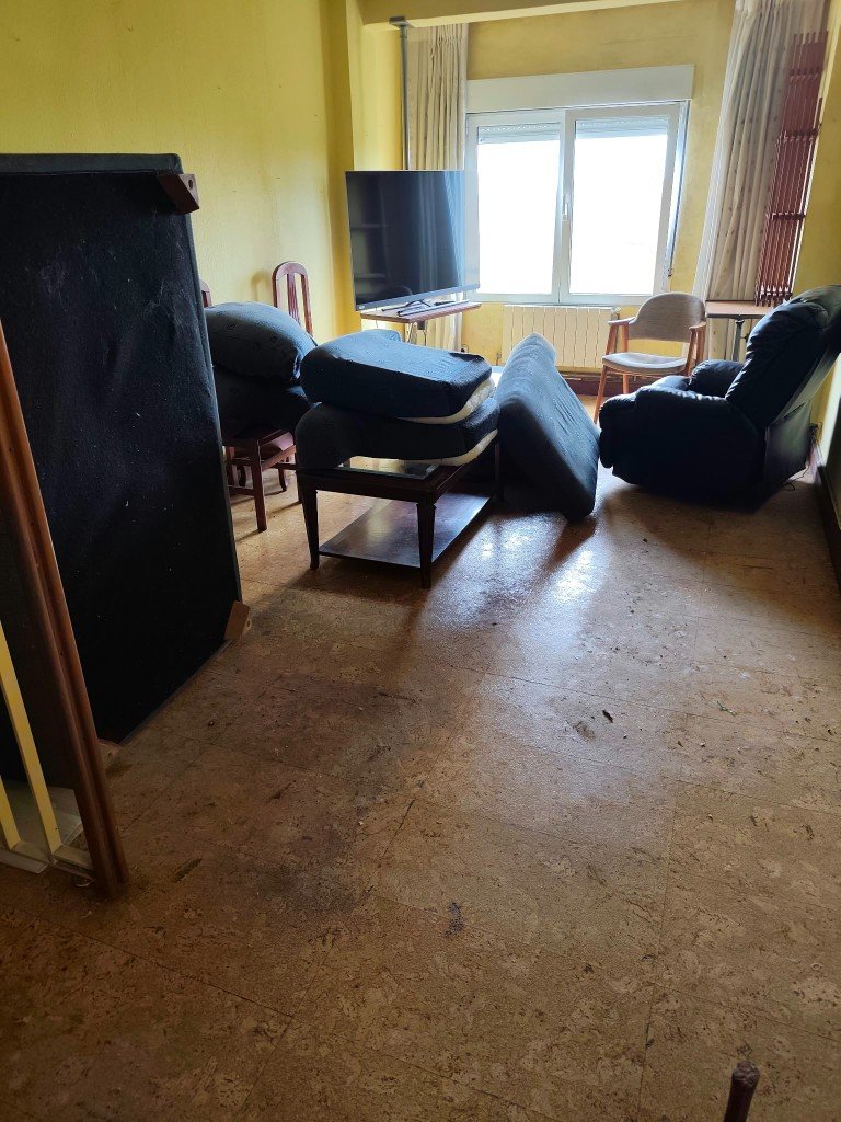 Trabajo de vaciado o mudanza en vivienda